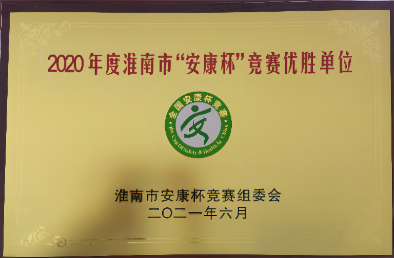 2020年度淮南市“安康杯”競(jìng)賽優(yōu)勝單位(2)